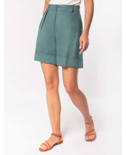 Шорты женские полынь