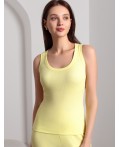 Топ женский лимонный