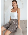 Юбка женская кофе-белый лапы