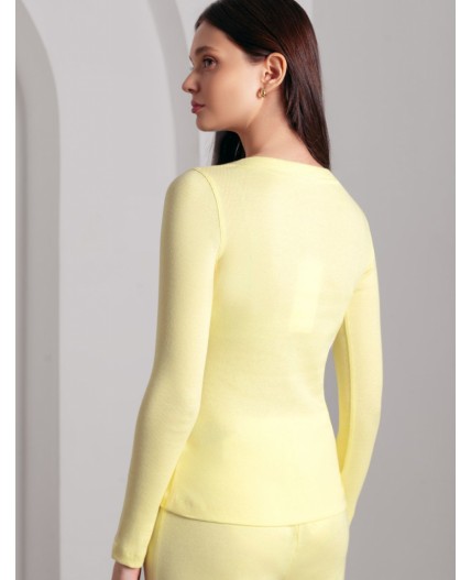 Джемпер женский лимонный