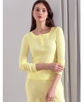 Джемпер женский лимонный