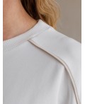 Джемпер женский белый_athleisure mood