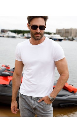 Футболка мужская белый