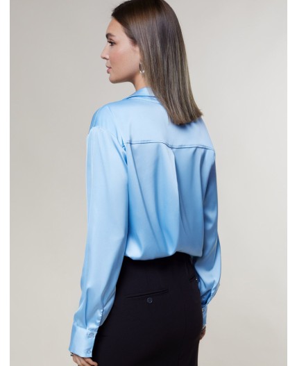 Блузка женская голубой