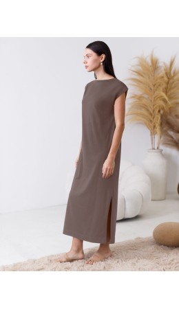 Платье женское кофе