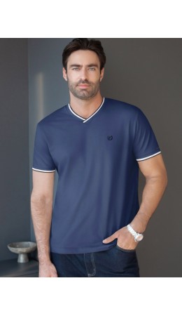 Футболка мужская св.синий