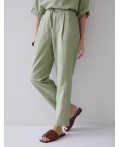 Брюки женские зеленый чай