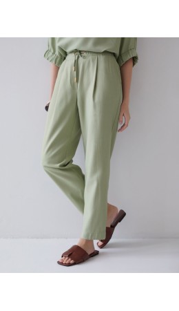 Брюки женские зеленый чай