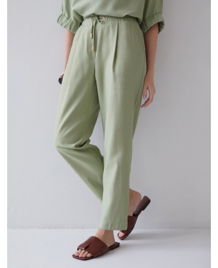 Брюки женские зеленый чай