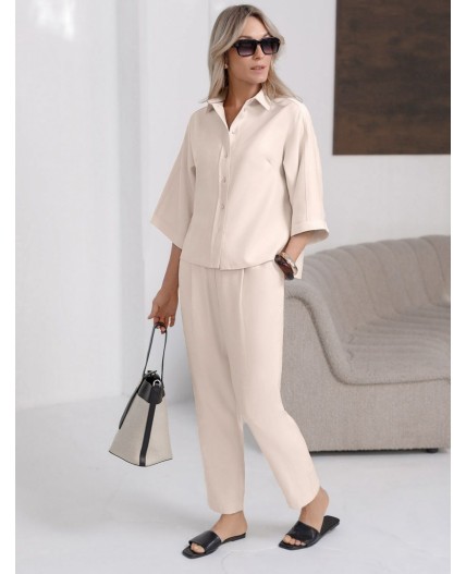 Брюки женские кокосово-молочный