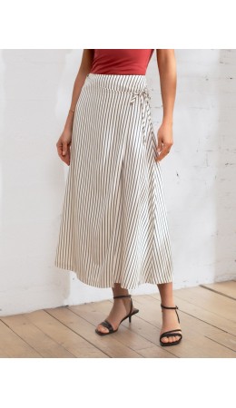 Юбка женская молочный-синий