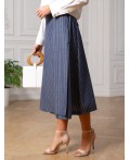 Юбка женская серо-синий