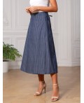 Юбка женская серо-синий