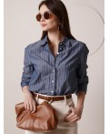 Блузка женская серо-синий