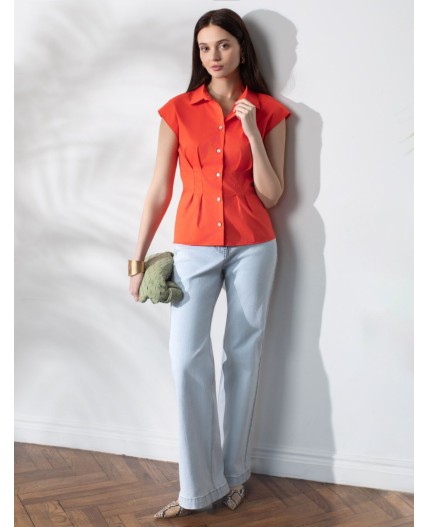 Блузка женская коралловый