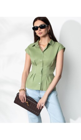 Блузка женская оливковый