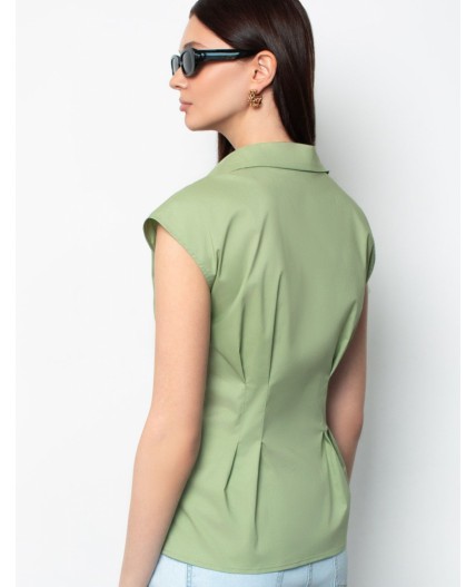 Блузка женская оливковый