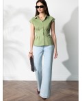 Блузка женская оливковый