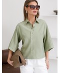 Блузка женская зеленый чай