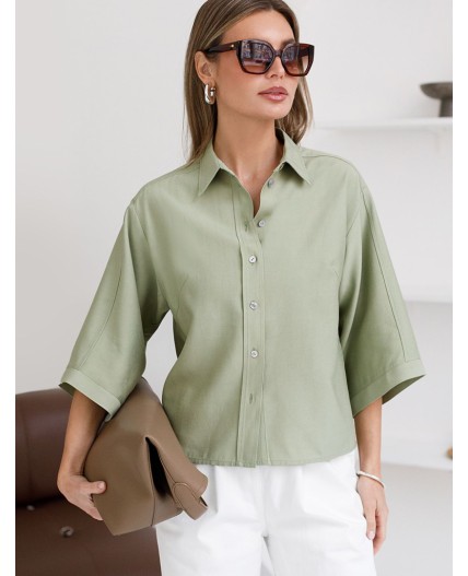 Блузка женская зеленый чай