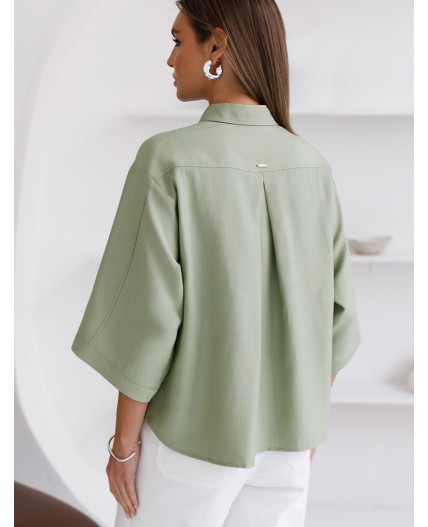 Блузка женская зеленый чай