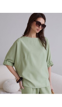 Блузка женская зеленый чай