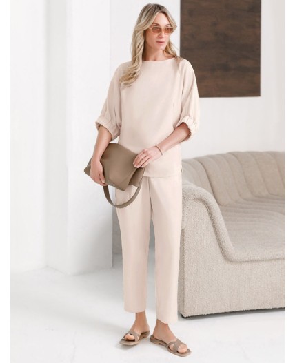 Блузка женская кокосово-молочный