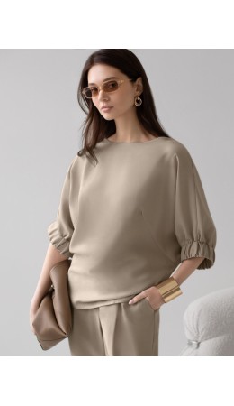 Блузка женская светло-бежевый