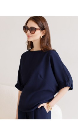 Блузка женская темно-синий