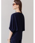Блузка женская темно-синий