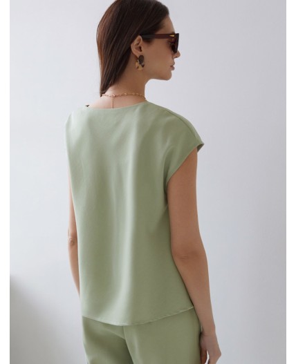 Блузка женская зеленый чай