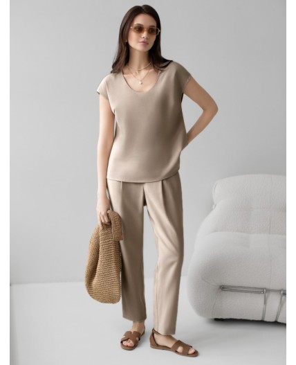 Блузка женская светло-бежевый