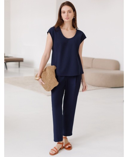 Блузка женская темно-синий