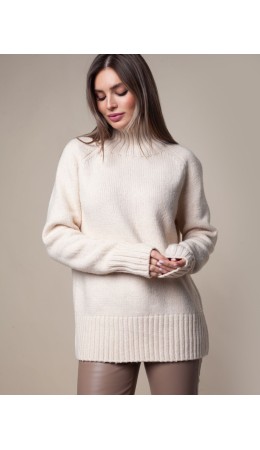 Свитер женский овсяный