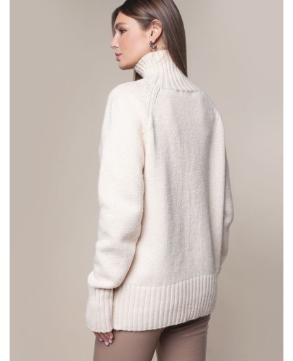 Свитер женский овсяный