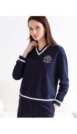 Джемпер женский т.синий