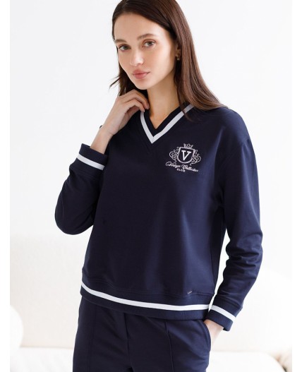 Джемпер женский т.синий