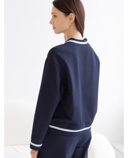 Джемпер женский т.синий