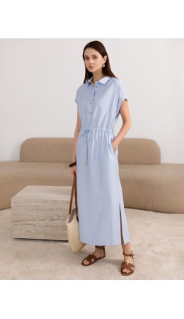 Платье женское голубой