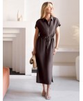 Платье женское кофейный