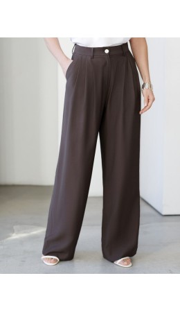 Брюки женские кофейный