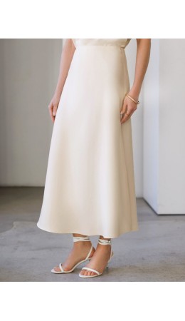 Юбка женская натуральный белый