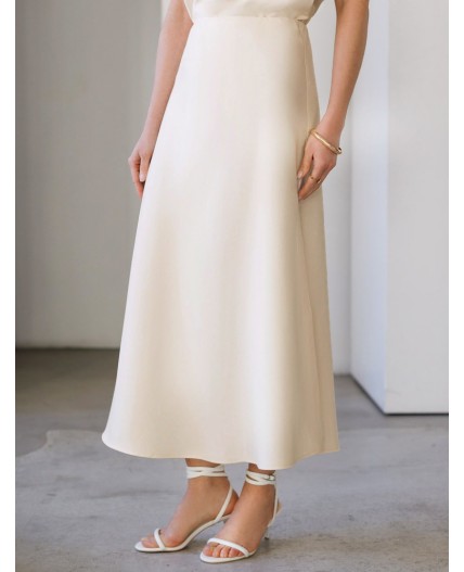 Юбка женская натуральный белый