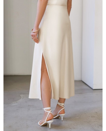 Юбка женская натуральный белый