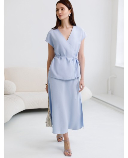 Жилет женский голубой