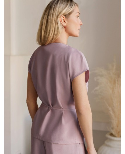 Жилет женский зефирно-розовый