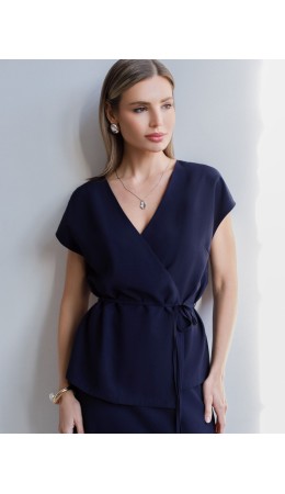 Жилет женский темно-синий