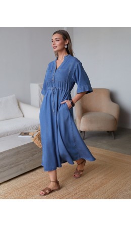Платье женское светло-синий