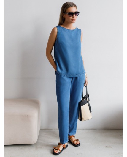 Брюки женские светло-синий