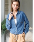 Блузка женская светло-синий